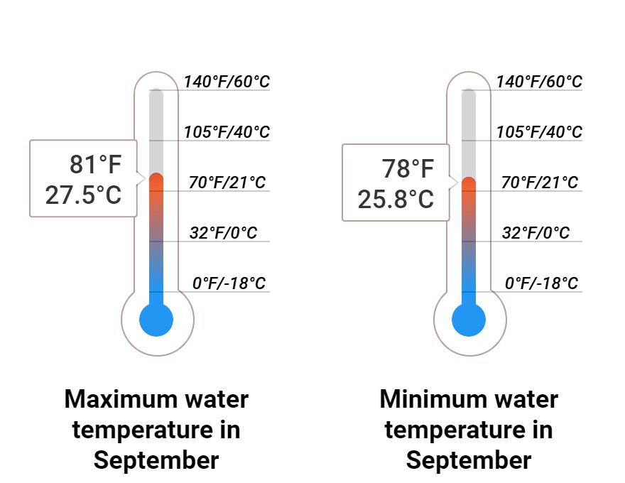 Average Sea temperature